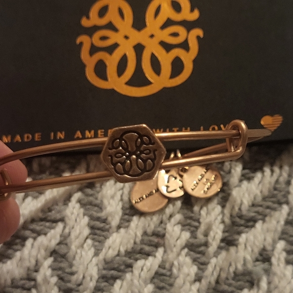 Alex and Ani Women's Path of Life Symbol Bead Charm Bangle - Picture 3 of 8